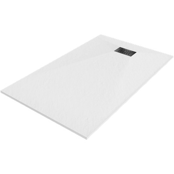 Mexen Hugo правоъгълно душово корито SMC 160 x 70 см, бял, черен капак - 42107016-B (42107016-B)