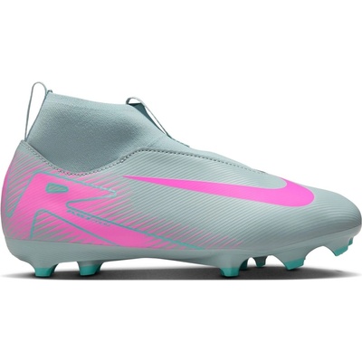 Nike Юношески футболни бутонки Nike Zoom Mercurial Superfly 10 Academy Juniors Firm Ground Football Boots - Grey/Pink