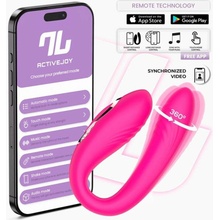 InToYou Lanty 360 Swinging & Vibrating Couple Toy with Remote Pink