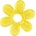 Babyono Бебешка гризалка Babyоno - Маргаритка, жълта (5901435406359-жълт)