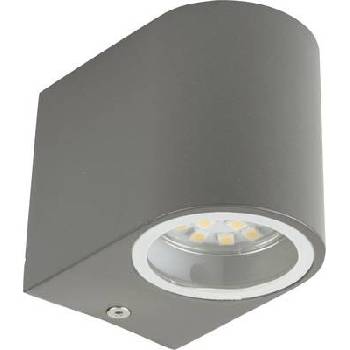 Outdoor LED wall light from stainless steel with two lights