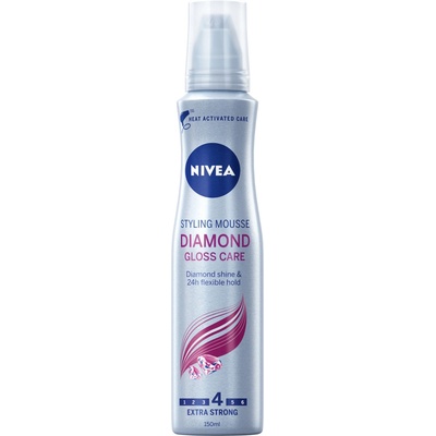 Nivea Diamond Gloss Care pěnové tužidlo 150 ml – Zboží Dáma