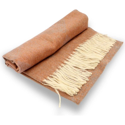 Krumlovanka šál Cashmere Sensation vzorovaný terakota extra jemný P-72645-BX