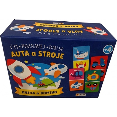 Kniha a Domino Auta a stroje
