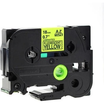 Pro Brother Съвместима лента с Brother TZ-C41/TZe-C41, сигнал 18mm x 8m, черен печат/жълт фон (TZeC41)