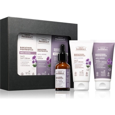 Green Pharmacy Bakuchiol & Postbiotics Set подаръчен комплект против стареене на кожата