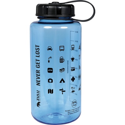 Zulu Travel Tritan Wide 1L Цвят: син