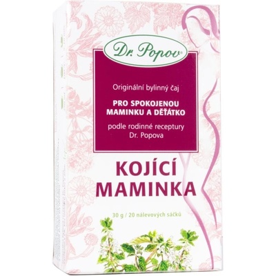 Dr.Popov Kojící maminka bylinný porcovaný čaj 30 g