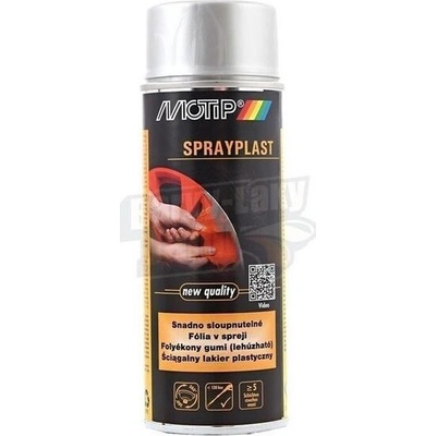 Dupli-color SprayPLAST 400 ml strieborny satin