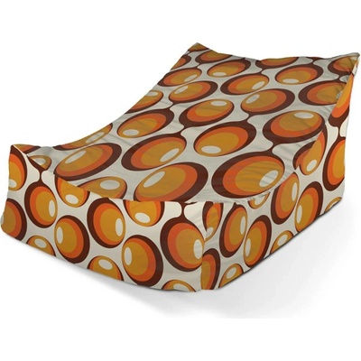 Sablio Sedací vak Lounge Karamelové kruhy 80 x 95 x 50 cm