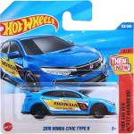 Mattel Количка 2018 Honda Civic Type R 1: 64 (Hot Wheels) (26382)