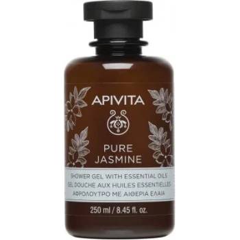 APIVITA Душ гел с етерични масла 87% натурални съставки , Жасмин , Apivita Pure Jasmine Shower Gel With Essential Oils with Jasmine 250ml