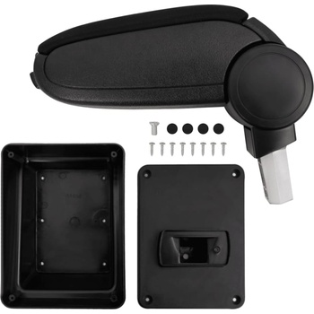 Image 1 of vidaXL Подлакътник за кола черен 17x40x(31-49) см ABS (154657)