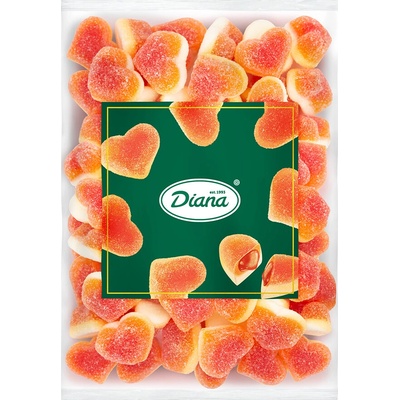 Diana Company Broskyňové srdiečka plnené 500 g