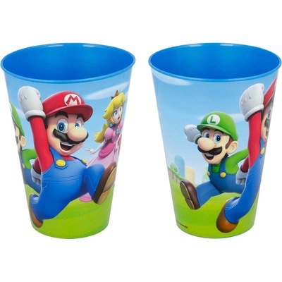 Stor Plastový pohárik Super Mario hrnček Super Mario XL 430 ml