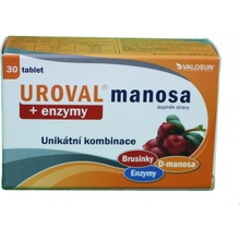 Walmark Uroval manosa + Enzýmy 30 tabliet