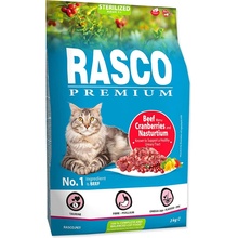 Rasco Premium Cat Sterilized Beef Cranberries Nasturtium 2 kg