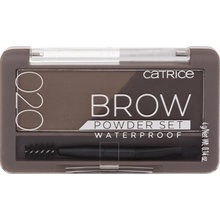 Catrice Brow Powder Set Waterproof set na obočí voděodolný 020 Ash Brown 4 g