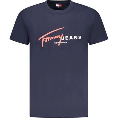 Tommy Hilfiger Мъжка тениска с къс ръкав tommy hilfiger, Размер xl, Цвят Синьо (dm0dm20817_blc1g)