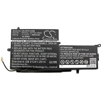Cameron Sino Батерия за лаптоп HP HSTNN-DB6S PK03XL for Spectre Pro X360, 11, 4V 4900mAh CAMERON SINO (CS-HPX134NB)