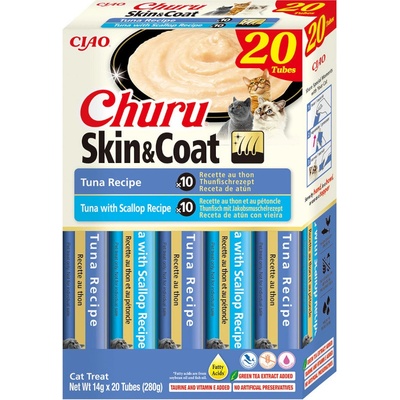 Churu Inaba Skin & Coat tuňák multipack 20 x 14 g