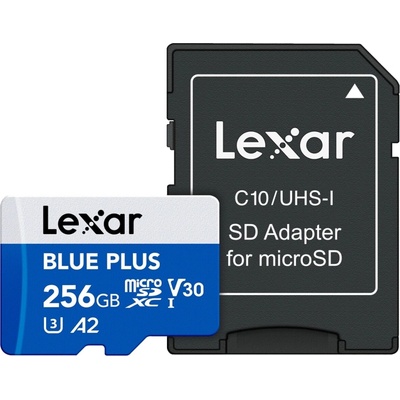 Lexar 256GB Blue Plus microSDHC LMSBLPL256G-BNANG