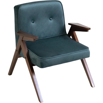 Nordic Design Vinnie petrolejově modré sametové