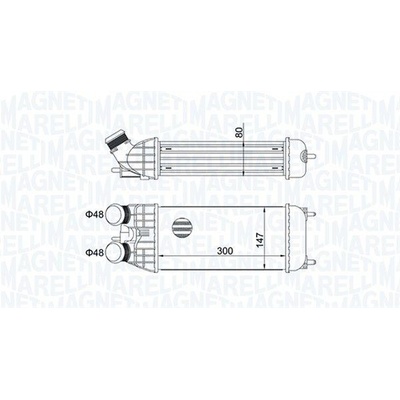 Chladič turba MAGNETI MARELLI 351319204470