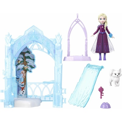 Disney Malá panenka Elsa a její ledová skrýš herní set Frozen