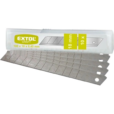 EXTOL CRAFT Noz nahradný 18mm olamovací 10ks