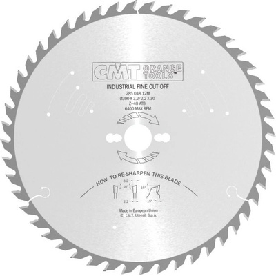 CMT C285 Pilový kotouč pro podélné a příčné řezy 300X3.2X30 Z36
