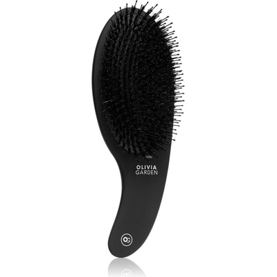 Olivia Garden Black Label CURVE Board&Nylon bristles Четка за коса с косми от глиган