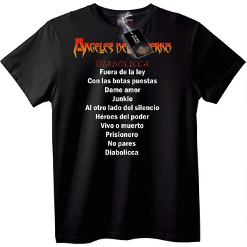 NOONEBRAND Ángeles del Infierno Тениска Ангели на Ада - 5XL, White