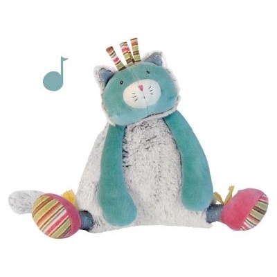 Moulin Roty - Мека музикална играчка - Коте (660043)