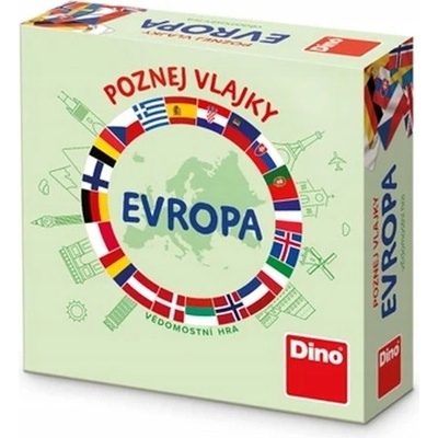 Poznej vlajky Evropy Dino Toys