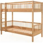 Vipack Детско двуетажно легло от масивен дъб в естествен цвят 90x200 cm Forrest - Vipack (FOSB9012)