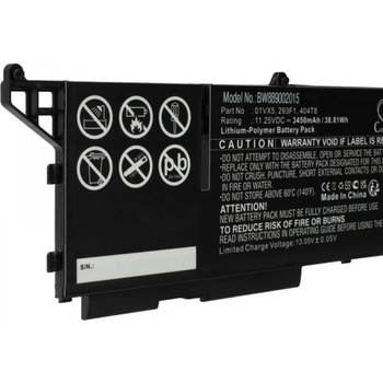VHBW Батерия за Dell Latitude 13 7330, 3450 mAh (889002015)