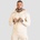 GymBeam Мъжки суичър TRN Hoodie Sand XXL