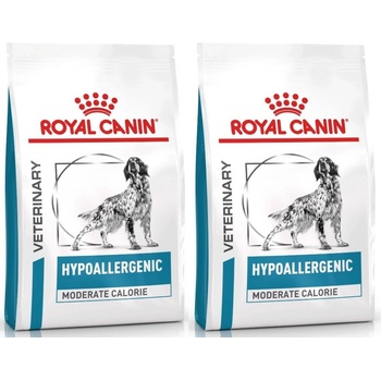 Royal Canin Veterinary Health Nutrition Dog Hypoallergenic Moderate Calorie 2 x 14 kg