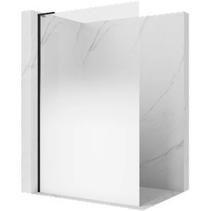 Mexen Kioto L стена за душ Walk-in 80 x 200 см, бяла омбре 8 мм, черна - 800-080-103-70-86 (800-080-103-70-86)