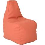 PUFRELAX Пуф, стол за деца 2-8 г. , 120л. Sunlounger Junior - Orange, Еко кожа, Пълнеж от Полистиролни перли, 8117 (PUF-G-SJ-ML-OR) - topmarket