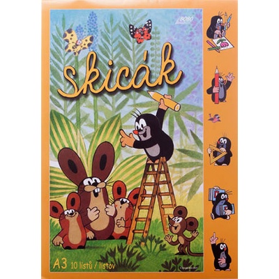 Skicár KRTOK A3, 10 listov
