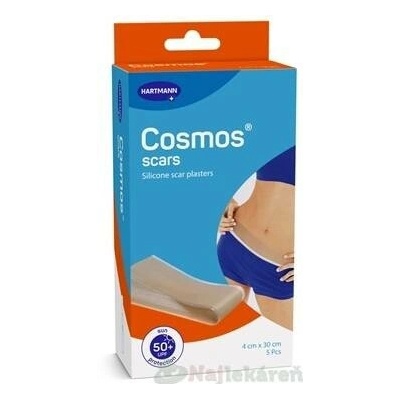 Cosmos Scars silikonová náplast na jizvy 4 × 30 cm