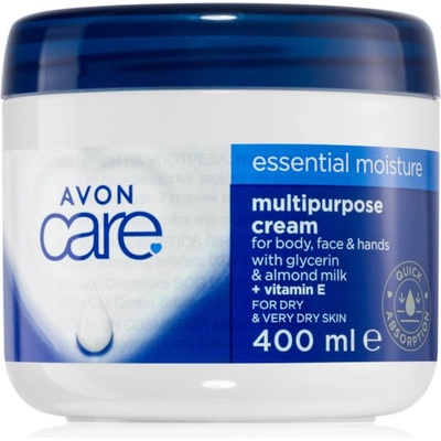 Avon Care Essential Moisture мултифункционален крем за лице, ръце и тяло 400ml