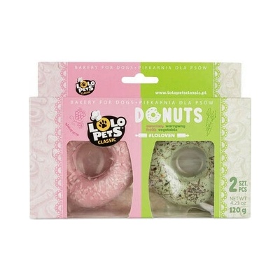 LOLO PETS Šišky s príchuťou ovocia a zeleniny pre psov 2 ks.120 g