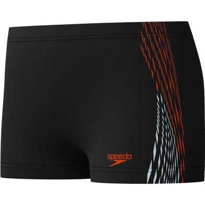 Speedo Plastisol Placement Aquashort Boy Black/Orange