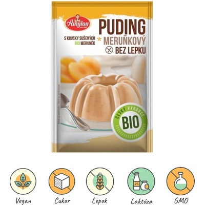 Amylon Puding Marhuľový bez lepku 40 g