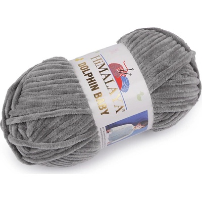Pletací žinylková příze Dolphin Baby 100 g Varianta: 18 (80320) šedá světlá, Balení: 1 ks 49488/120346/239964
