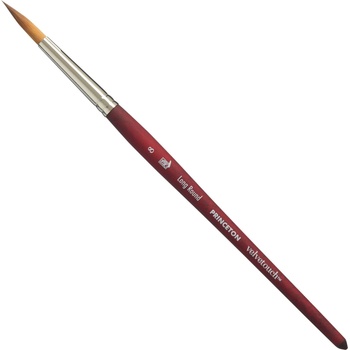 Princeton Artist Brush Velvetouch Multi-Technique Synthetic Long Round Кръгла четка 8 1 бр (P3950LR8)