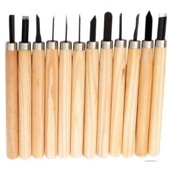 Súprava rezbárskych dlát 12 ks KD11774